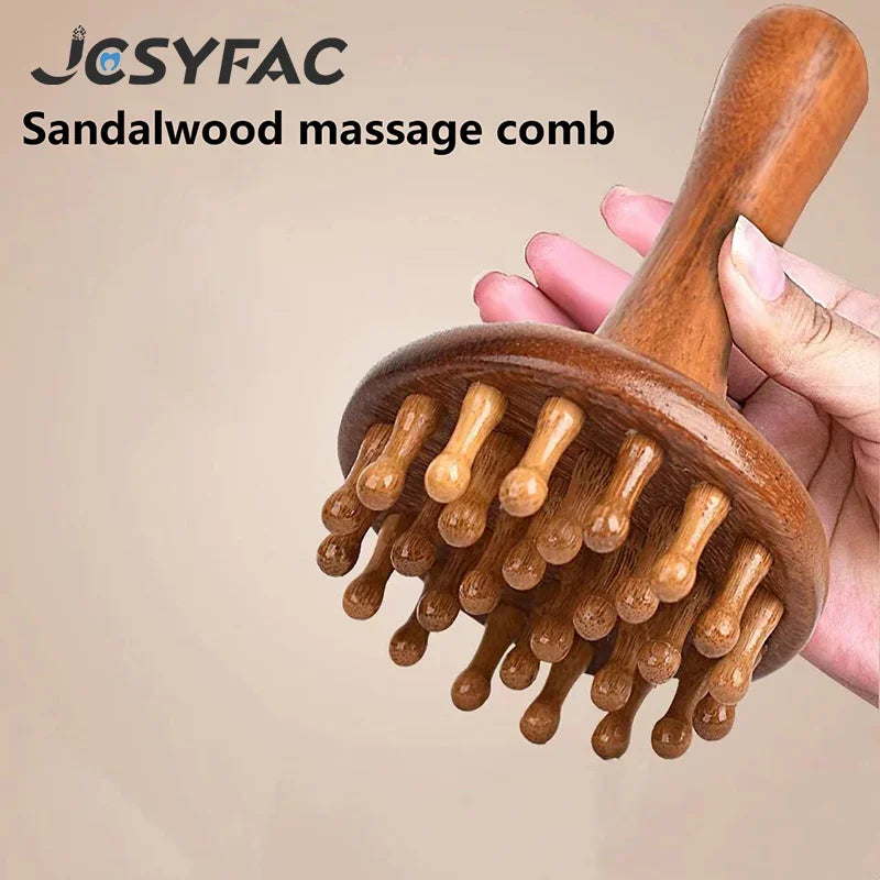 Peigne Gua Sha en Bois de Santal